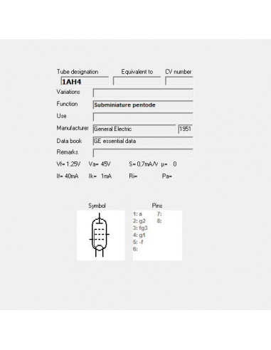 1AH4 capture d'écran de TubeData