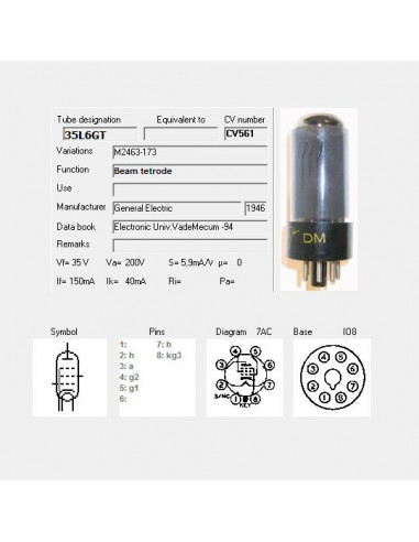 35L6GT screenshot from TubeData