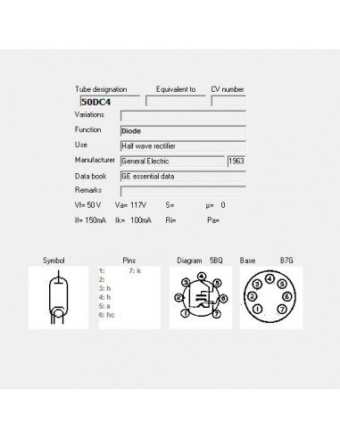 50DC4 capture d'écran de TubeData