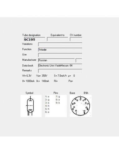 6C19PI capture d'écran de TubeData