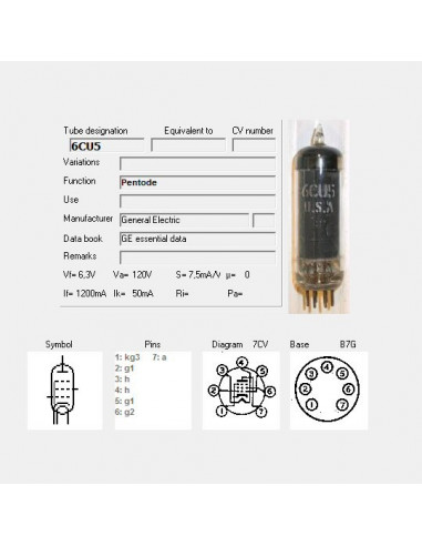 6CU5 screenshot aus TubeData