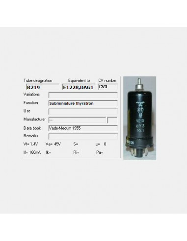 R219 capture d'écran de TubeData