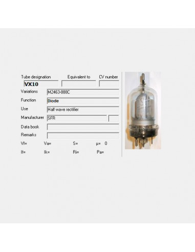 VX10 capture d'écran de TubeData